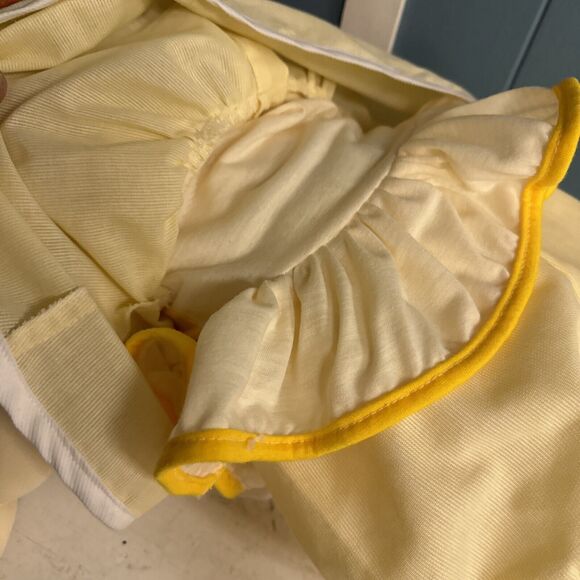 Vtg Handmade Jointed Cloth 18" Big Red Yarn Hair Rag Doll Rosebud Outfit 2001 - Picture 9 of 11